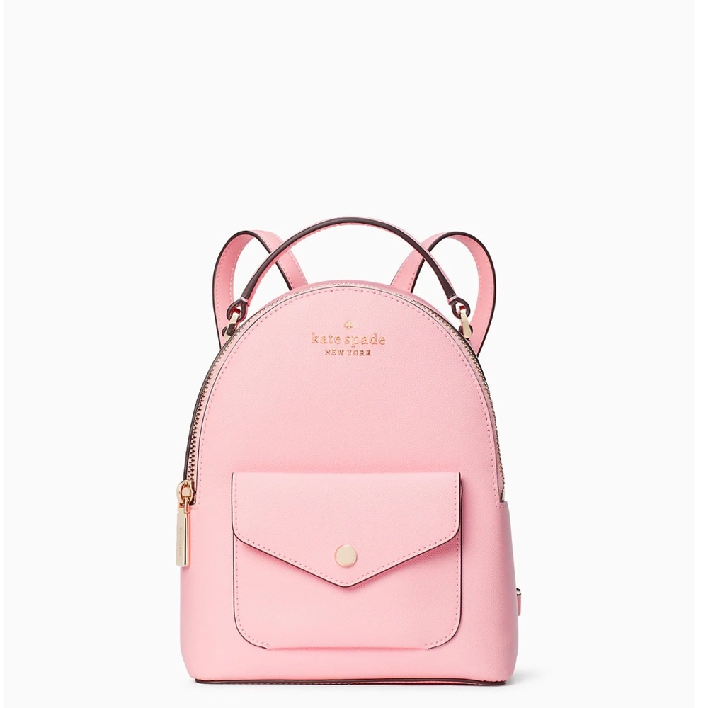 ♠️Kate Spade Schuyler Saffiano Mini Backpack, Mitten Pink NWT